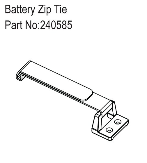 Battery Zip Tie - Hobby Plus 240585