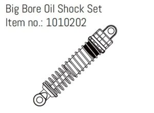 Big Bore Oil Shock Set - EVO/GOAT - Hobby Plus 240326