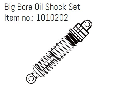 Big Bore Oil Shock Set - EVO/GOAT - Hobby Plus 240326