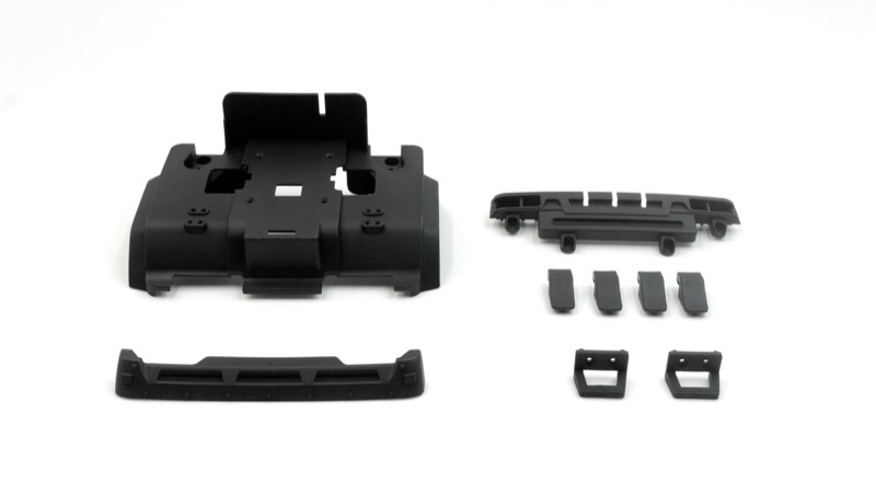 CR-18P 6X6 Flat Bed Body Mount & Grill - Hobby Plus 240428