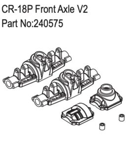 CR-18P Front Axle V2 - Hobby Plus 240575