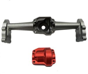 Opt. Alu Rear Axle V2 - EVO/GOAT - Hobby Plus 240348