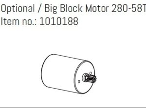 Opt. Big Block Motor 280-58T - Hobby Plus 240376