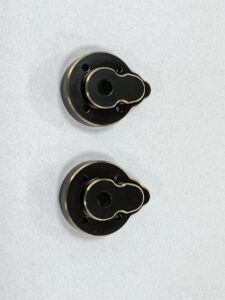 Opt. Brass Rear Portal Hub V2 - EVO GOAT - Hobby Plus 240392