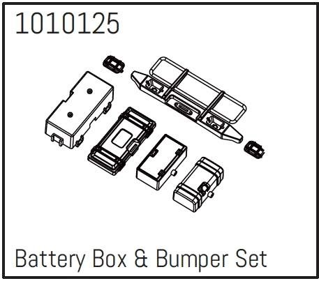 T-Hunter Battery Box & Bumper Set - PRO Crawler 1:18 - Hobby Plus 240272