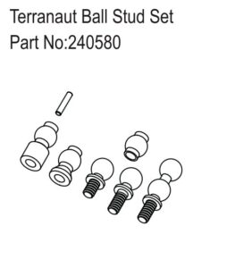 Terranaut Ball Stud Set - Hobby Plus 240580
