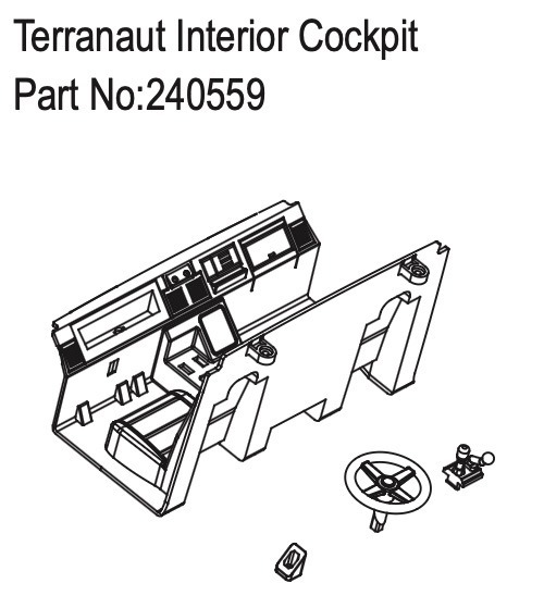 Terranaut Interior Cockpit - Hobby Plus 240559