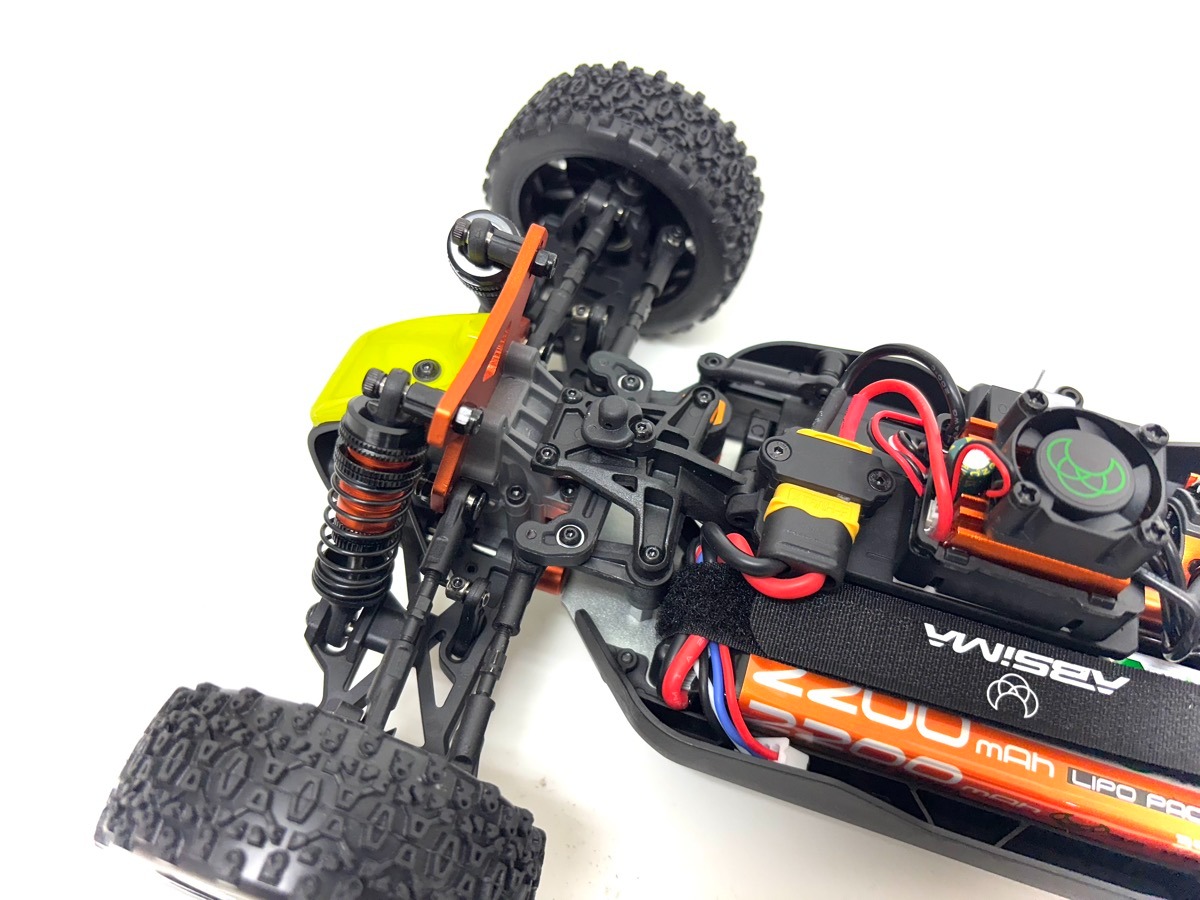 Absima 1:12 Buggy "Neon Furry" 4wd 3S Brushless - Green
