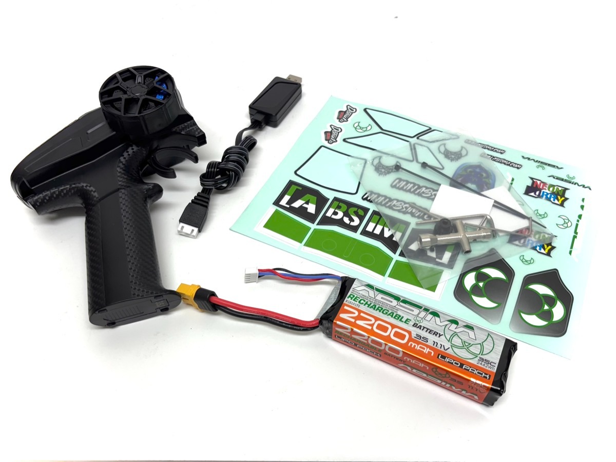 Absima 1:12 Buggy "Neon Furry" 4wd 3S Brushless - Green