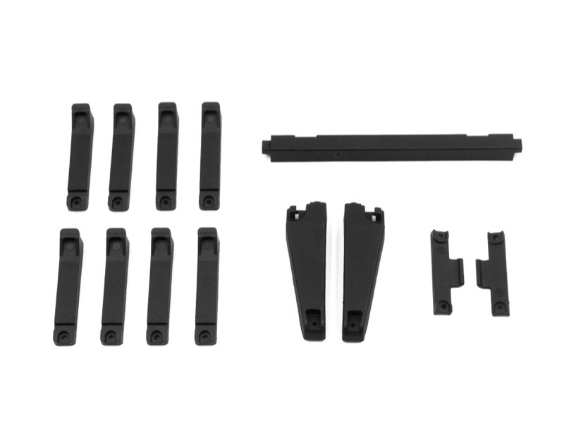 CR-18P 6x6 Rear Bed Mount - Black - Hobby Plus 240435 1 CR-18P 6x6 Rear Bed Mount - Black - Hobby Plus 240435