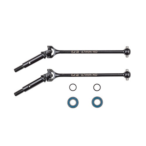 Antriebswellen-Set Universal 67 mm - RC10B7 - Team Associated 92573 1 Driveshaft Set Universal 67mm - RC10B7 - Team Associated 92573