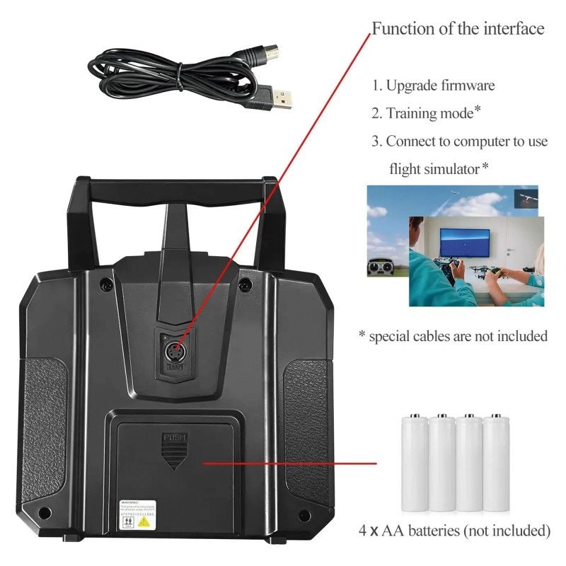 FlySky i6X Transmitter 10ch Receiver iA10B S-Bus (10CH AFHDS 2A) 4 FlySky i6X Transmitter 10ch Receiver iA10B S-Bus (10CH AFHDS 2A)