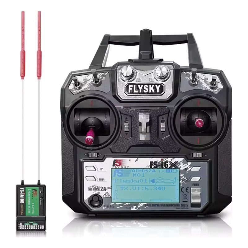 FlySky i6X Transmitter 10ch Receiver iA10B S-Bus (10CH AFHDS 2A) 1 FlySky i6X Transmitter 10ch Receiver iA10B S-Bus (10CH AFHDS 2A)