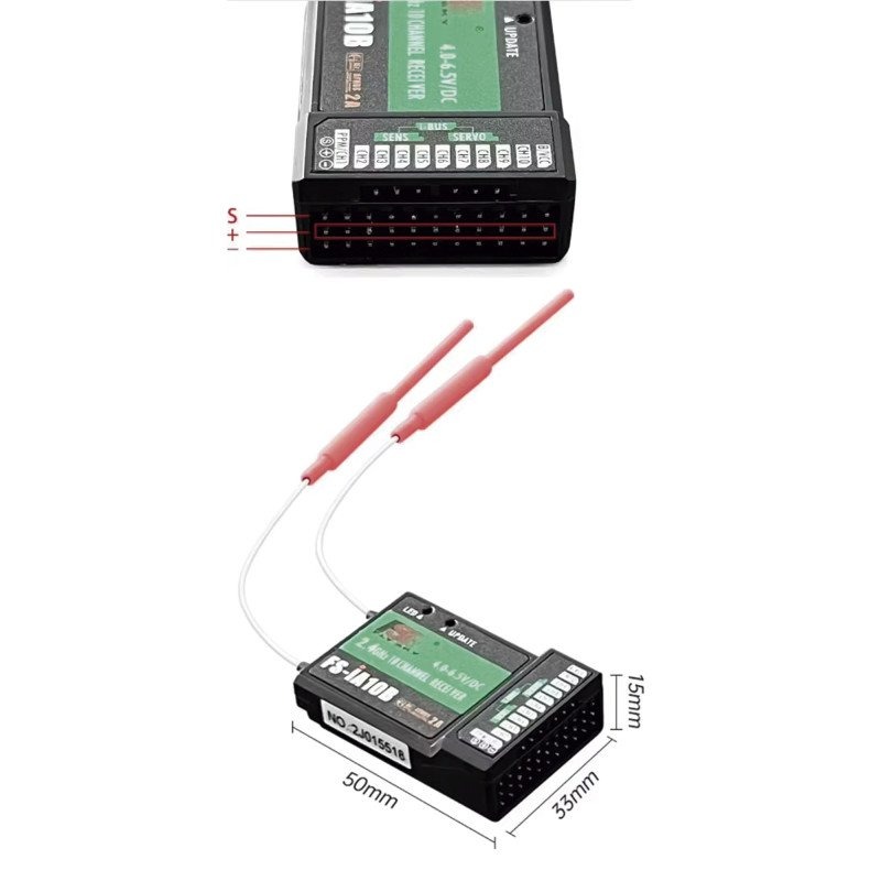 FlySky i6X Transmitter 10ch Receiver iA10B S-Bus (10CH AFHDS 2A) 5 FlySky i6X Transmitter 10ch Receiver iA10B S-Bus (10CH AFHDS 2A)
