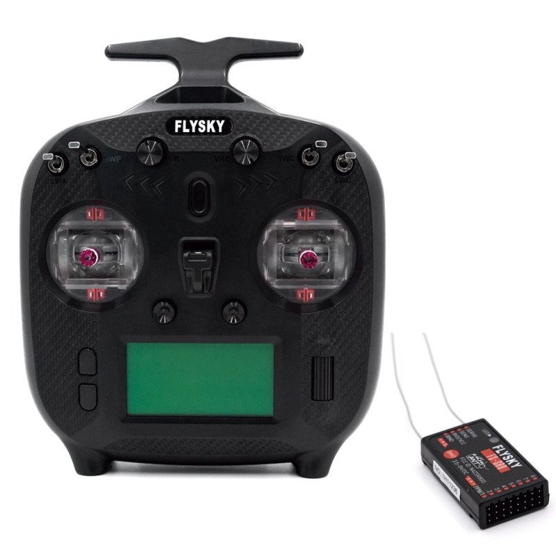 FlySky ST8 8-kanaliga pult koos SR8 vastuvõtjaga (8CH ANT) 1 FlySky ST8 Transmitter with SR8 Receiver (8CH ANT)