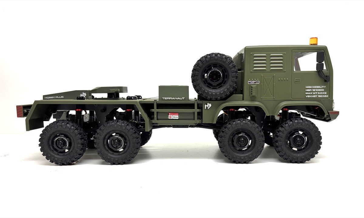 Hobby Plus 1:18 Mini Crawler CR-18P 8X8 Terranaut AWS - Green 2 Hobby Plus 1:18 Mini Crawler CR-18P 8X8 Terranaut AWS - Green