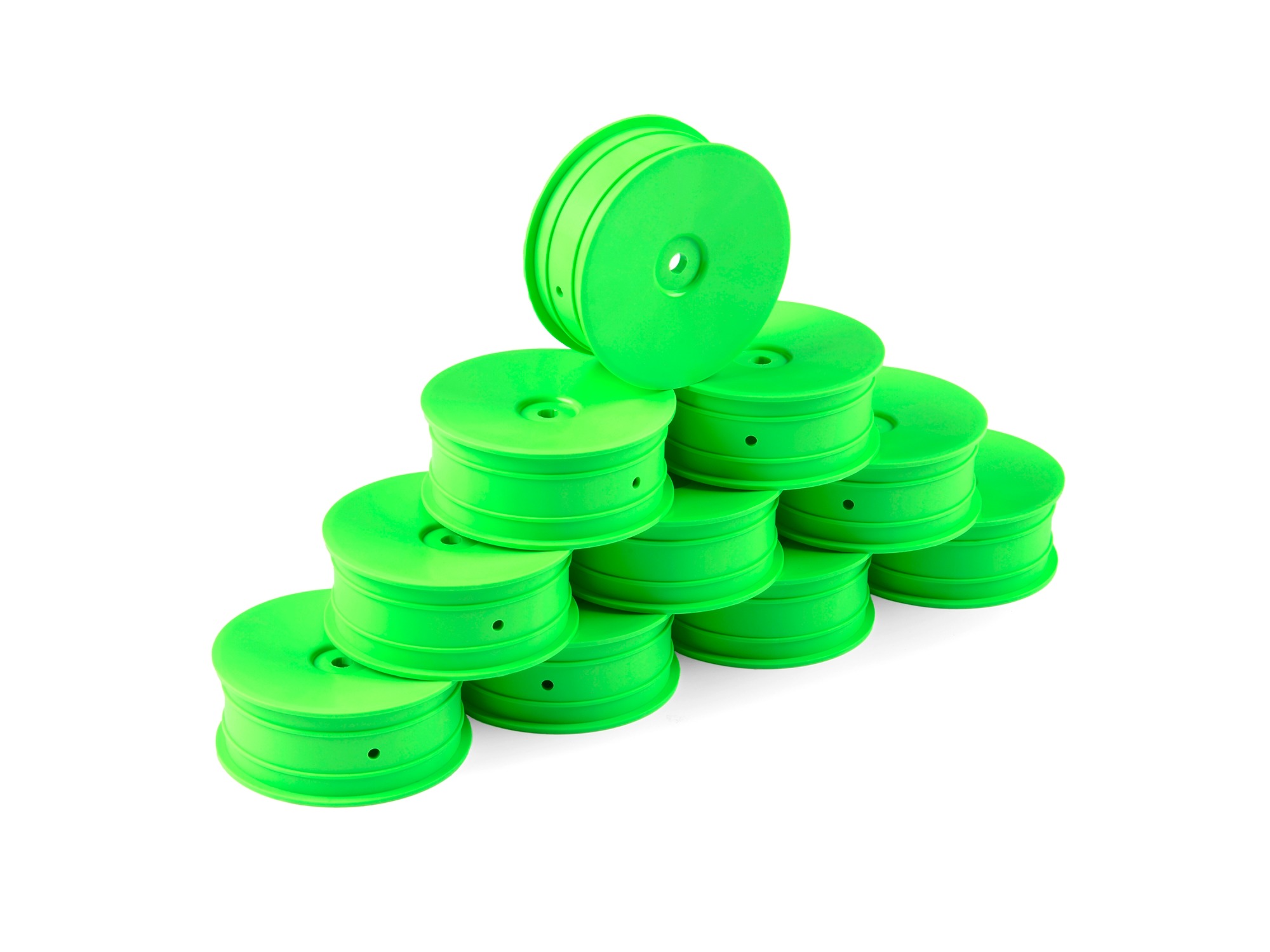 Hudy Felge 2WD Buggy vorne breit (10) - 1:10 Offroad - Grün 1 Hudy wheel 2wd buggy front wide (10) - 1:10 Offroad - Green