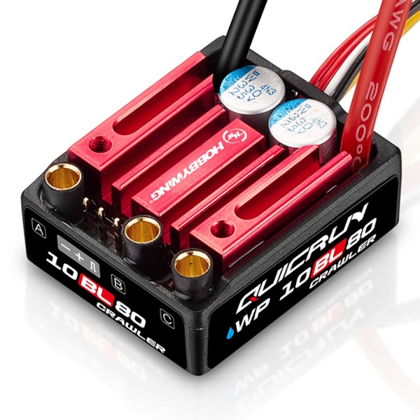 QuicRun WP 10BL80 Waterproof Crawler ESC – Brushless 1 QuicRun WP 10BL80 Waterproof Crawler ESC - brushless