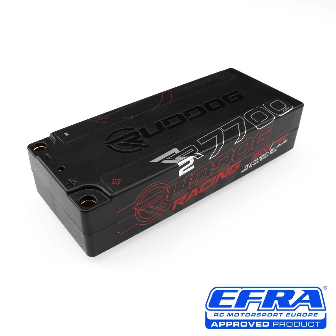 Ruddog LiPo 2S Mid Shorty Aku 7700mAh 150C/75C 7.6V