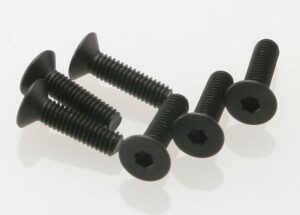 Screws FH M4x15mm (6) Hex - Traxxas TRX2546