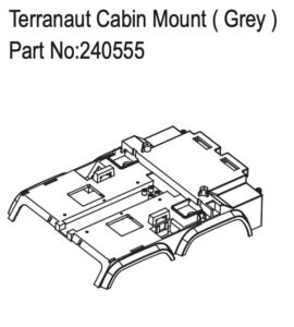 Terranaut Cabin Mount - Grey - Hobby Plus 240555