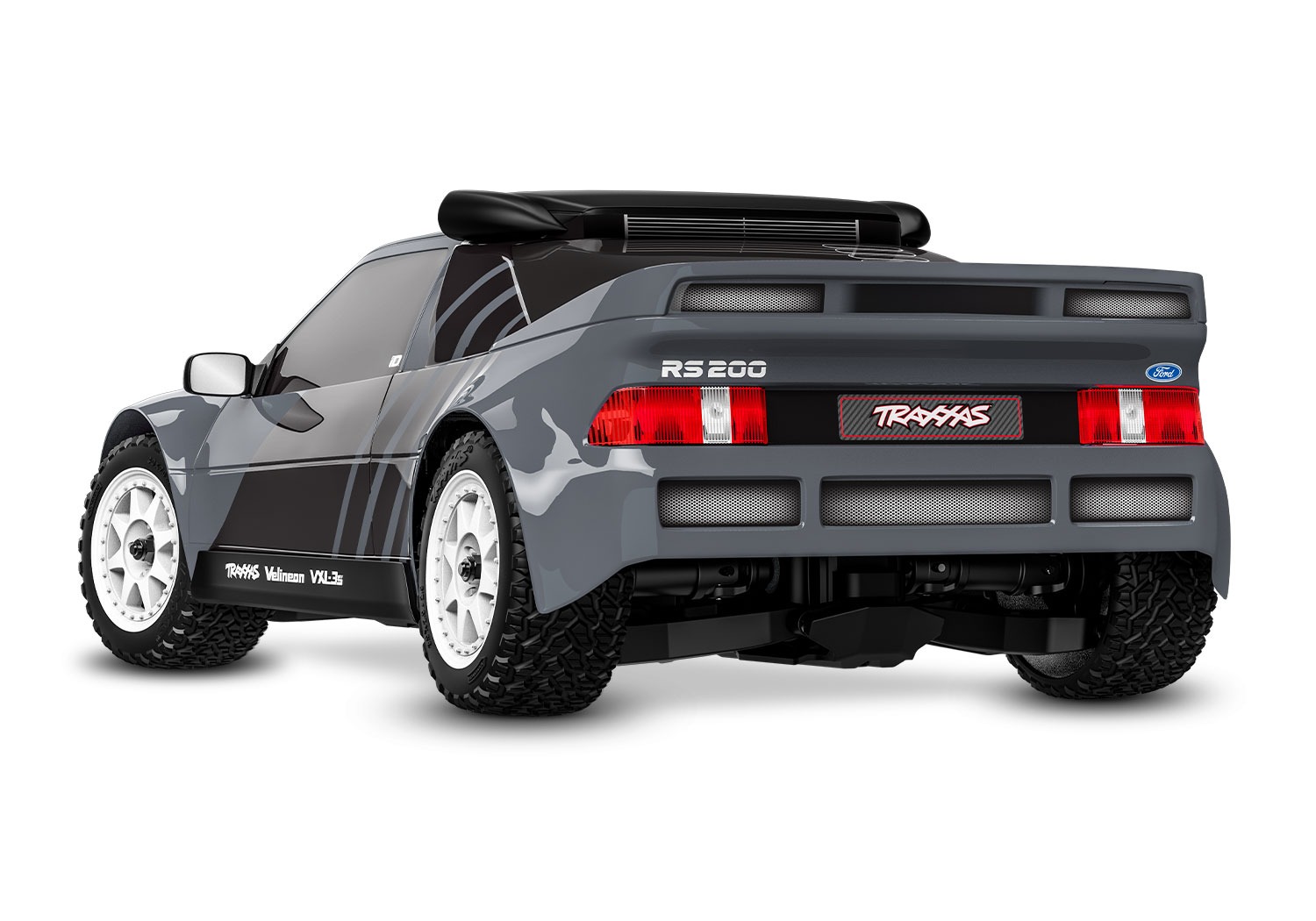 Traxxas Mini Rally VXL Ford RS200 RTR RC Car - gray 2 Traxxas Mini Rally VXL Ford RS200 RTR RC Car - gray