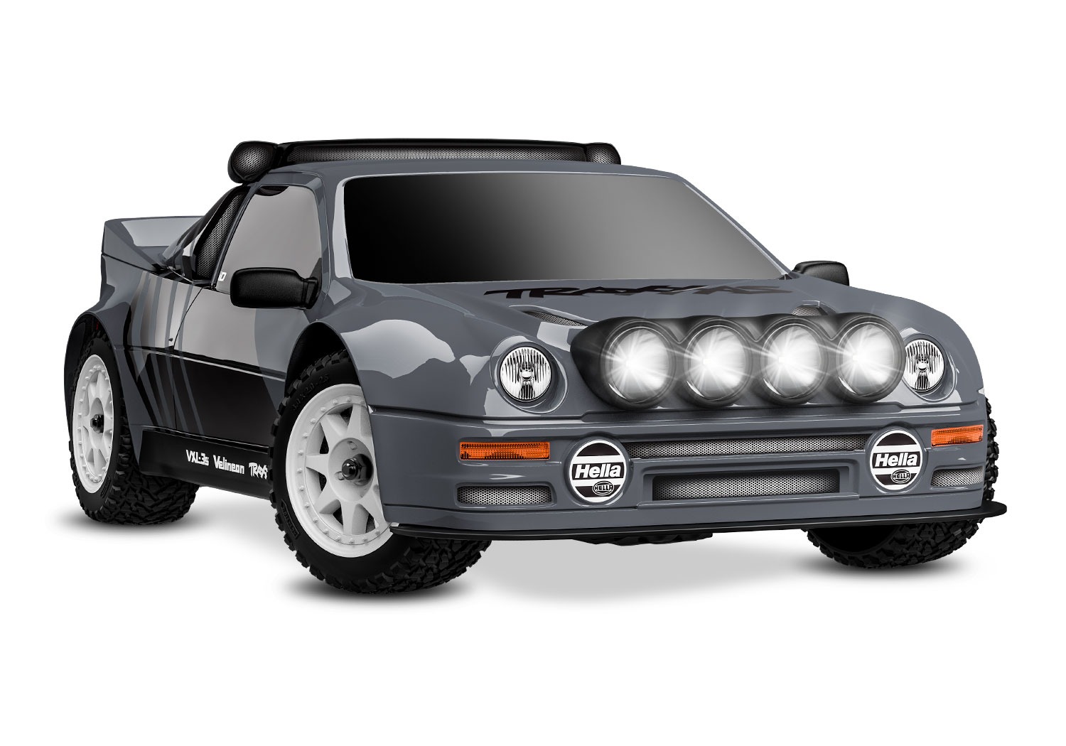 Traxxas Mini Rally VXL Ford RS200 RTR RC Car - gray 1 Traxxas Mini Rally VXL Ford RS200 RTR RC Car - gray