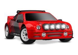 Traxxas Mini Rally VXL Ford RS200 RTR RC Car - red