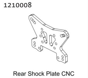 Absima 1210008 Alu Rear Shock Tower - Buggy
