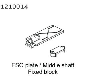 Absima 1210014 ESC Mounting Plate