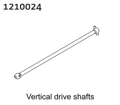 Absima 1210024 Center Drive Shaft