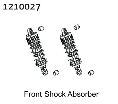 Absima 1210027 Alu Front Shocks - Buggy (2)