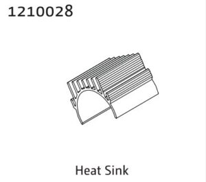 Absima 1210028 Heat Sink