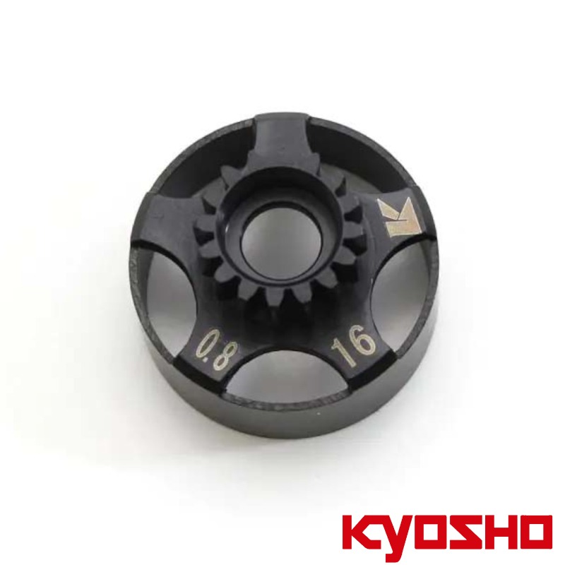 Clutch Bell 16T Lightweight M0.8 - MP11 - Kyosho 97058LW-16 1 Clutch Bell 16T Lightweight M0.8 - MP11 - Kyosho 97058LW-16