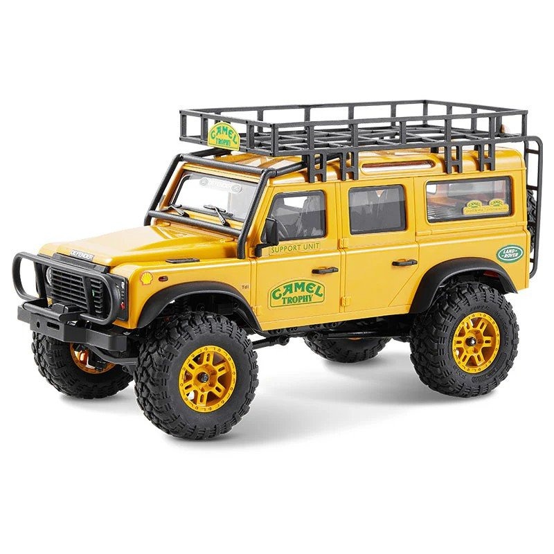 FMS 1:24 Land Rover Defender 110 RTR Mini Crawler - Yellow 1 FMS 1:24 Land Rover Defender 110 RTR Mini Crawler - Yellow