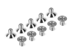 Hudy Screw FH M3x5mm Tit (10) #903305-T