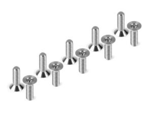 Hudy Screw FH M3x10mm Tit (10) 903310-T