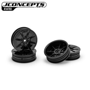 JConcepts Pioneer 1:10 2wd Buggy Slim Front Wheel (4) - Black - JC-3476B