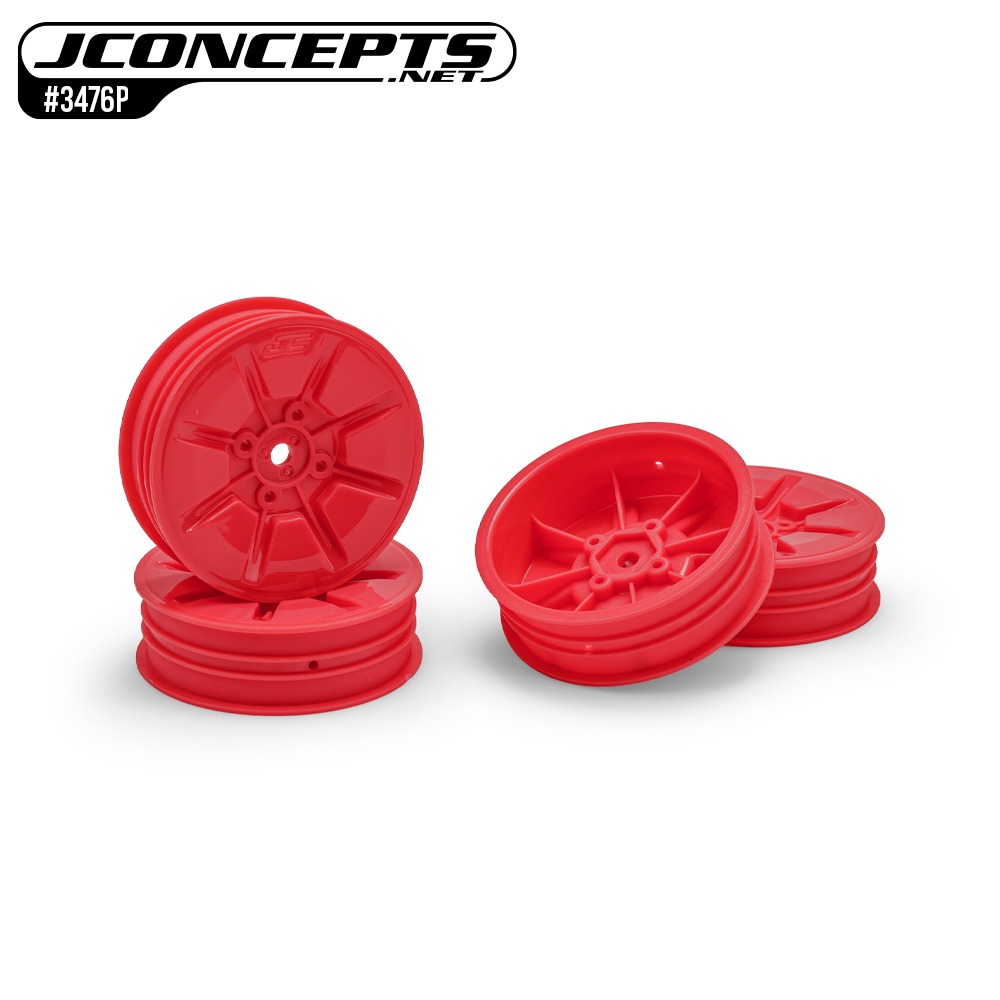 JConcepts Pioneer 1:10 2wd Buggy Slim Front Wheel (4) - Retro Pink - JC-3476P 1 JConcepts Pioneer 1:10 2wd Buggy Slim Front Wheel (4) - Retro Pink - JC-3476P