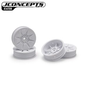JConcepts Pioneer 1:10 2wd Buggy Slim Front Wheel (4) - White - JC-3476W