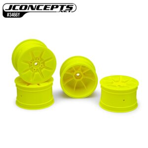 JConcepts Pioneer 1:10 Buggy Rear Wheel 2.2" (4) - Yellow - JC-3466Y