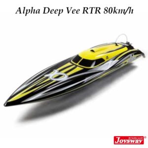 Joysway Alpha Super 1000 Brushless Deep Vee RC Speed Boat RTR 1060mm 6S - Yellow