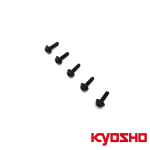 Metallic Flanged Cap Screw M3x10mm (5) Kyosho