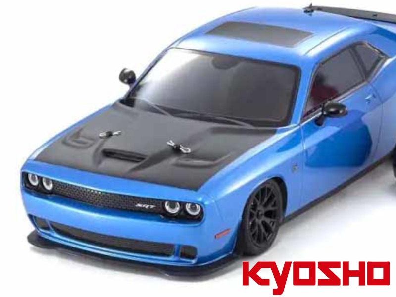 kyosho Dodge Challnger SRT RTR RC Car Kyosho 2015 Dodge Challenger SRT Hellcat B5 Blue - Fazer Mk2 FZ02L - 1:10 4WD RTR RC Car 1 Kyosho 2015 Dodge Challenger SRT Hellcat B5 Blue - Fazer Mk2 FZ02L - 1:10 4WD RTR RC Car