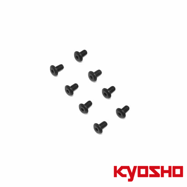 Kyosho Flat Head Cap Screw M3x5mm (8) 1 Kyosho Flat Head Cap Screw M3x5mm (8)