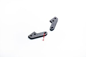 Steering Arm Front 3mm Carbon - MP11 - Koswork