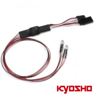Led Lights (Diam 5mm, L=400, Red, 2 pcs) - Kyosho