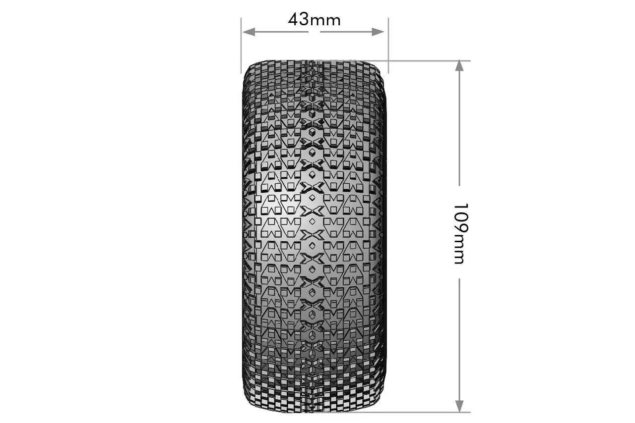 Louise RC 1:10 Short Course Wheels (2) - SC-Turbo - Soft 5 Louise RC 1:10 Short Course Wheels (2) - SC-Turbo - Soft