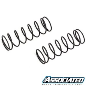 Shock Springs Front - 4.65 lb/in, L68, 8.25T, 1.5D 16mm Black - Team Associated 81660