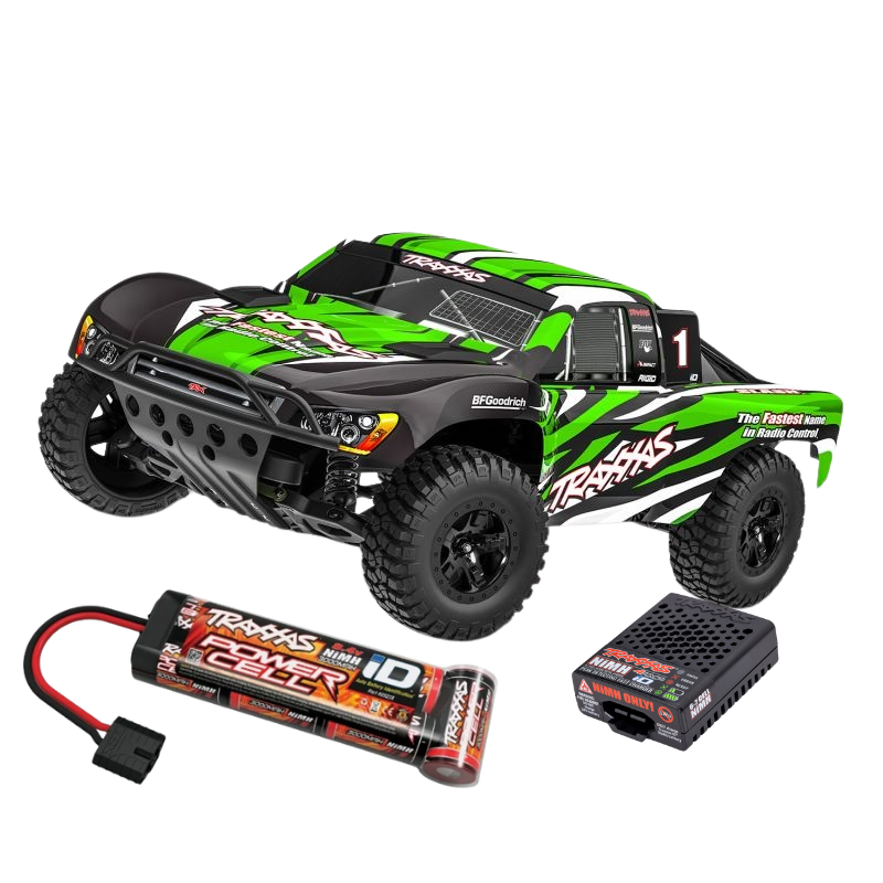 Traxxas Slash 2wd XL-5 koos akuga - 1:10 Short Course Truck - GreenX